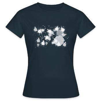 speckle - Women's T-Shirt - navy - Front - AI Model Female 172 dark (172cm)