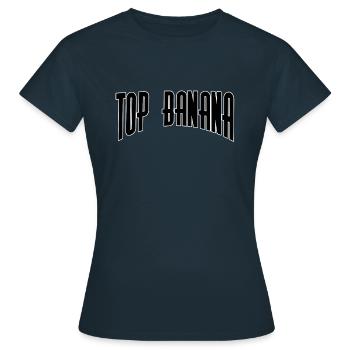 Top banana - Frauen T-Shirt - Navy - Vorne - AI Model Female 172 dark (172cm)