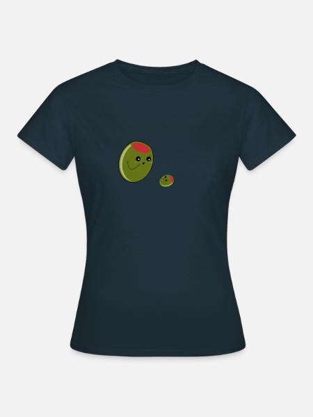 olive - Frauen T-Shirt - Navy