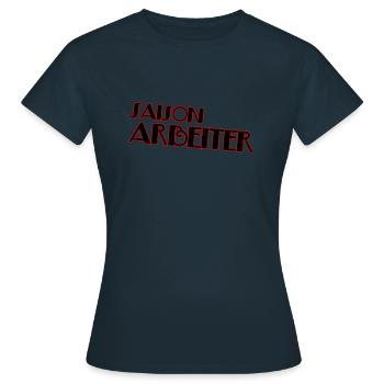 Travailleur saisonnier - T-shirt Femme - marine - Devant - AI Model Female 172 dark (172cm)