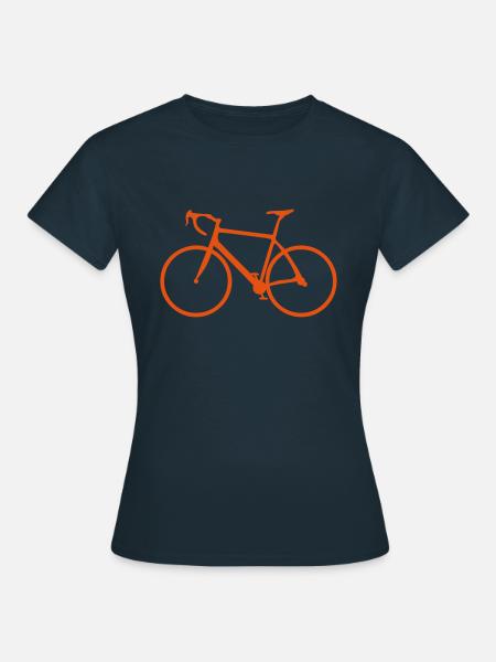 Fahrradrennen 12 - Frauen T-Shirt - Navy