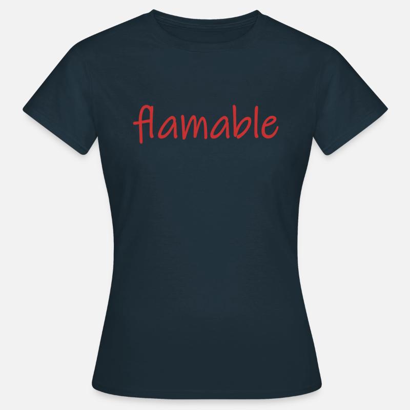 flamable - Women's T-Shirt - navy