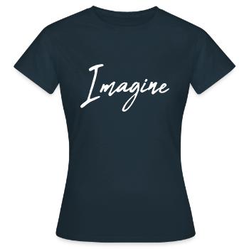 Imagine - Women's T-Shirt - navy - Front - AI Model Female 172 dark (172cm)