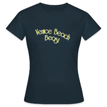 Venice beach beast - Women's T-Shirt - navy - Front - AI Model Female 172 dark (172cm)