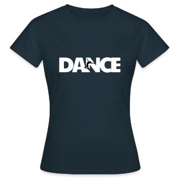Dance - Women's T-Shirt - navy - Front - AI Model Female 172 dark (172cm)