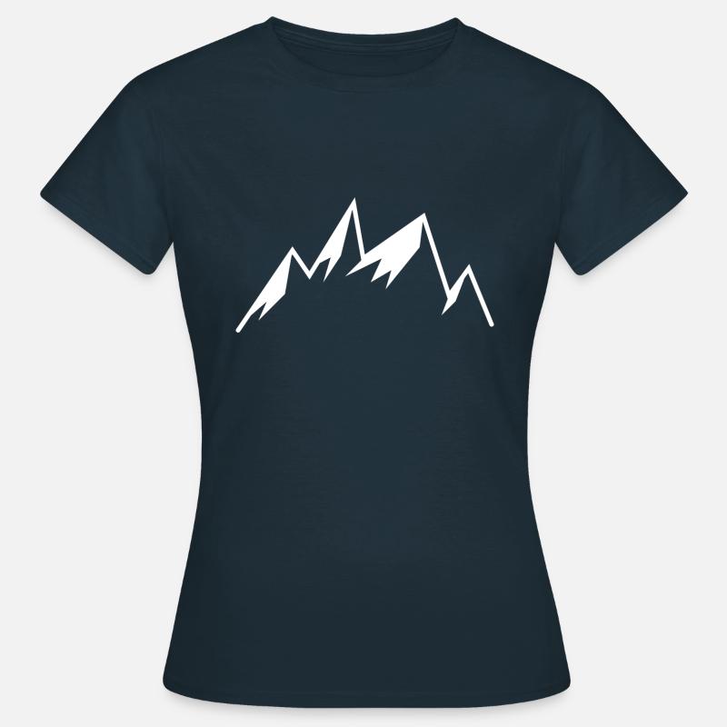 Mountains Mountain - Women's T-Shirt - navy