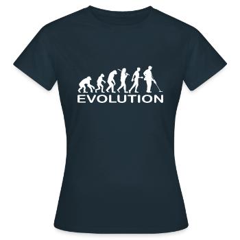 Détecteur de métaux Evolution - T-shirt Femme - marine - Devant - AI Model Female 172 dark (172cm)