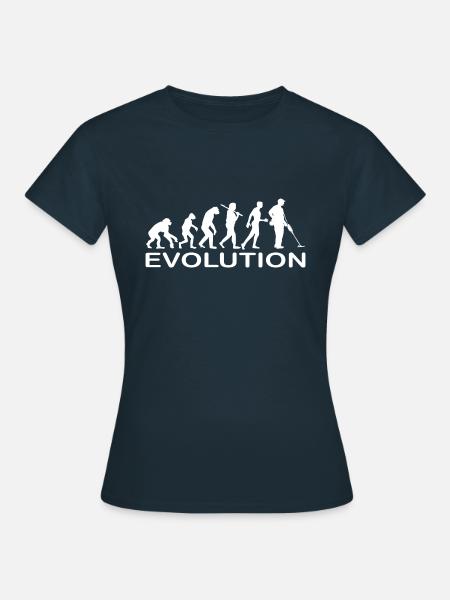 Metalldetektor Evolution - Frauen T-Shirt - Navy