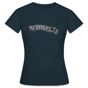 Workaholic - Frauen T-Shirt - Navy - Vorne - AI Model Female 172 dark (172cm)
