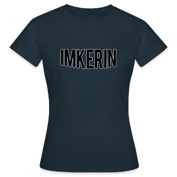 Imkerin - Frauen T-Shirt - Navy - Vorne - AI Model Female 172 dark (172cm)