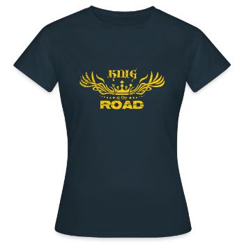 Le roi de la route - T-shirt Femme - marine - Devant - AI Model Female 172 dark (172cm)