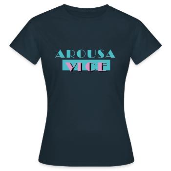 VICE AROUSA - T-shirt Femme - marine - Devant - AI Model Female 172 dark (172cm)