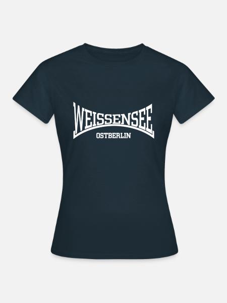 Weissensee Ostberlin - Frauen T-Shirt - Navy