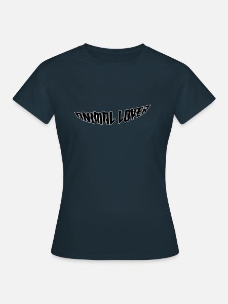 Dierenvriend - Vrouwen T-shirt - navy