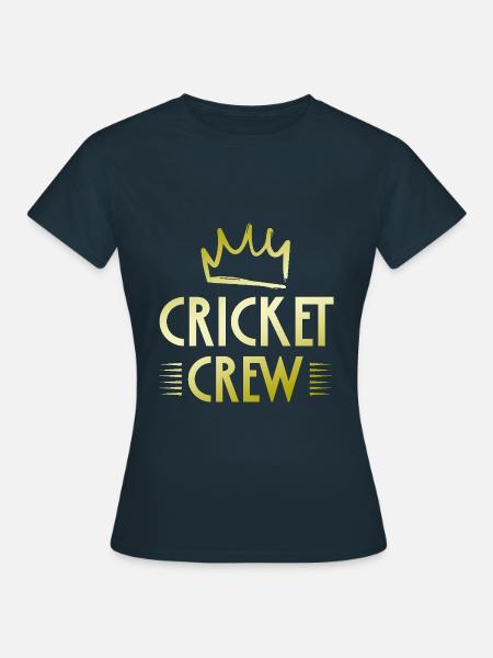 Cricket Crew - Frauen T-Shirt - Navy