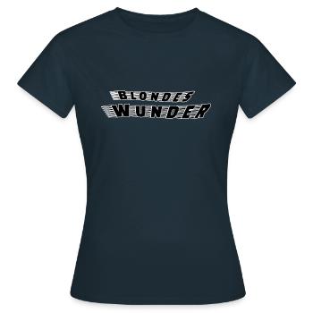 Miracle blond - T-shirt Femme - marine - Devant - AI Model Female 172 dark (172cm)