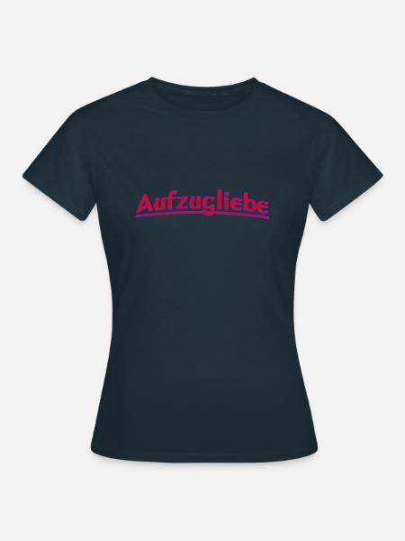 Aufzugliebe - Frauen T-Shirt - Navy