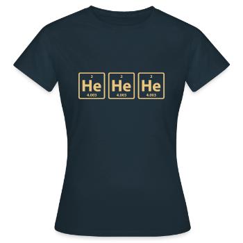 Science chimique il il il rire gaz cadeau drôle - T-shirt Femme - marine - Devant - AI Model Female 172 dark (172cm)