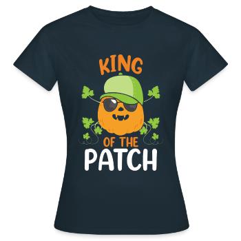 Halloween King of the Patch - Women's T-Shirt - navy - Front - AI Model Female 172 dark (172cm)