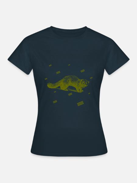 Ratte - Nagetier - Frauen T-Shirt - Navy
