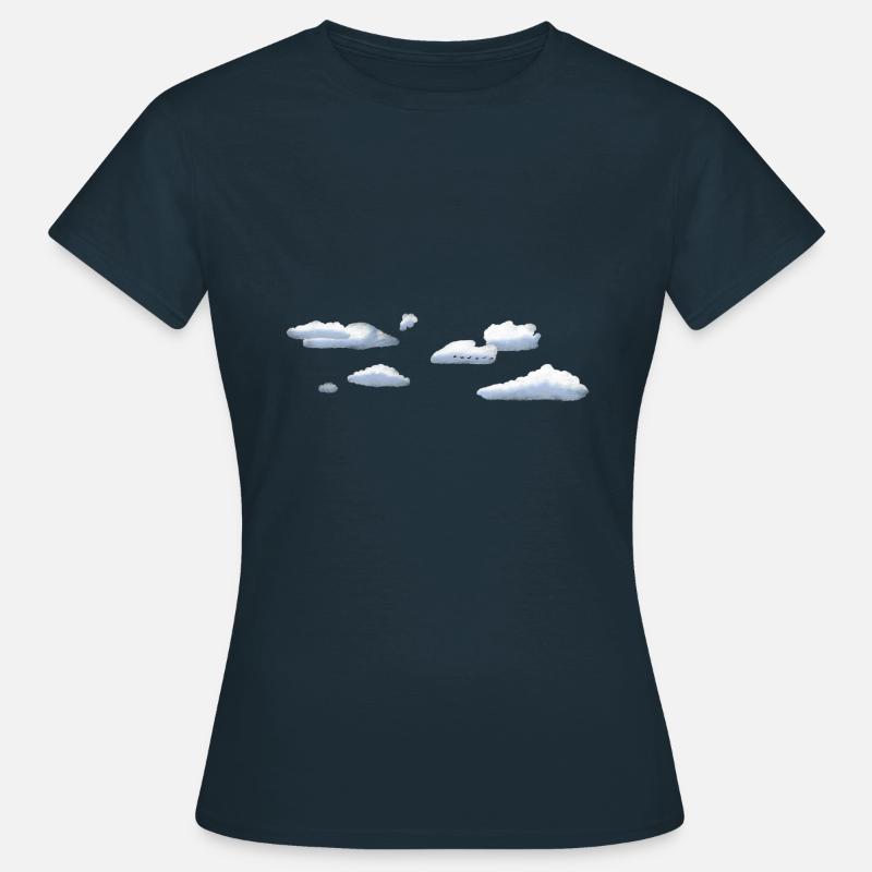 Clouds - Women's T-Shirt - navy