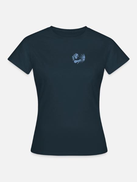 Schweißer Design Schweißer Pocket - Frauen T-Shirt - Navy