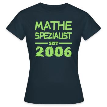 Witzig 2006 - Frauen T-Shirt - Navy - Vorne - AI Model Female 172 dark (172cm)
