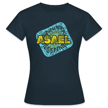 Warp Enterprise Stardust Asael - T-shirt Femme - marine - Devant - AI Model Female 172 dark (172cm)