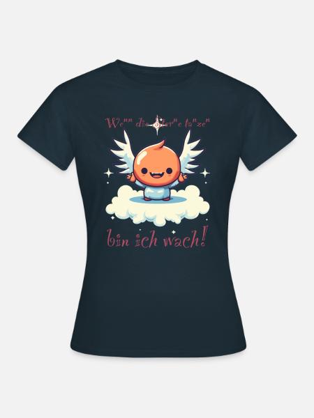 Wenn die Sterne tanzen, Kinder,Baby u. Erwachsene - Frauen T-Shirt - Navy