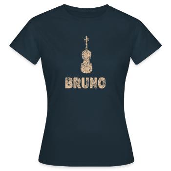 Cello Bruno - Frauen T-Shirt - Navy - Vorne - AI Model Female 172 dark (172cm)