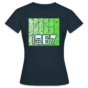 Green 1967 - Women's T-Shirt - navy - Front - AI Model Female 172 dark (172cm)