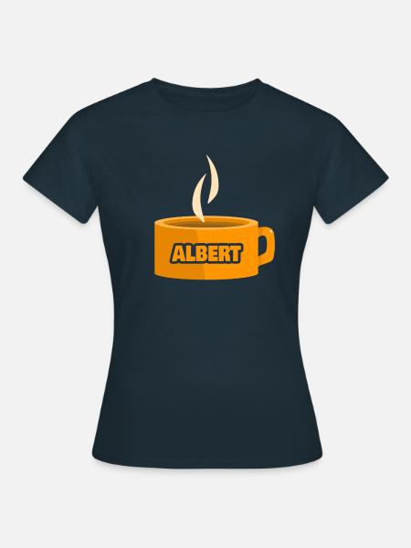 Cafe Albert - Frauen T-Shirt - Navy