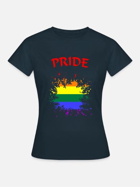 LGBTQ Pride - Frauen T-Shirt - Navy