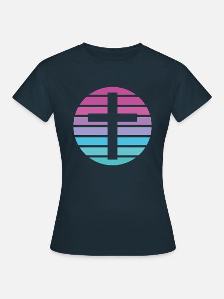 Christ - Frauen T-Shirt - Navy