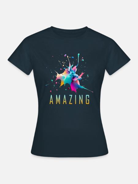 amazing - Frauen T-Shirt - Navy