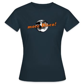 plus de discothèque! - T-shirt Femme - marine - Devant - AI Model Female 172 dark (172cm)