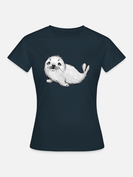 Robbe - Frauen T-Shirt - Navy