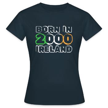 2000 - T-shirt Femme - marine - Devant - AI Model Female 172 dark (172cm)
