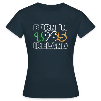 1965 - Frauen T-Shirt - Navy - Vorne - AI Model Female 172 dark (172cm)