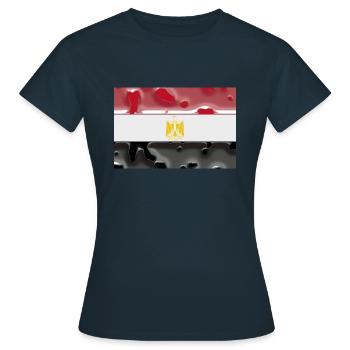 Égypte - T-shirt Femme - marine - Devant - AI Model Female 172 dark (172cm)