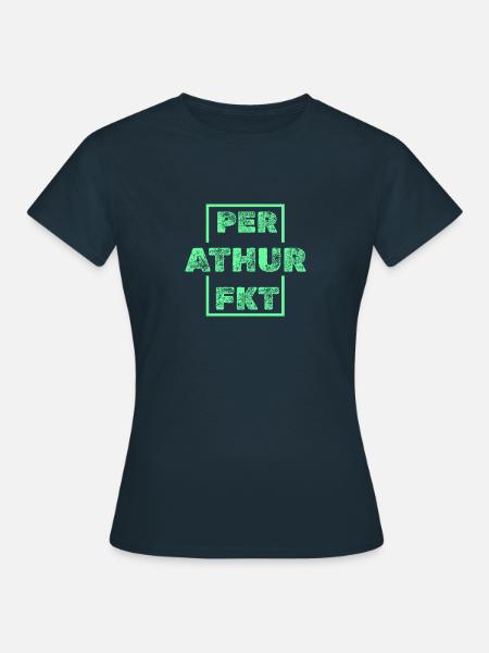 Einzigartig Athur - Frauen T-Shirt - Navy
