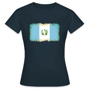 Guatemala - Frauen T-Shirt - Navy - Vorne - AI Model Female 172 dark (172cm)