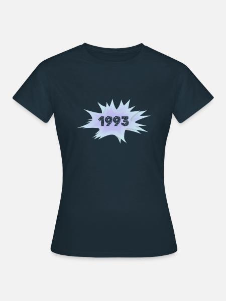 Comic Sprechblase 1993 - Frauen T-Shirt - Navy