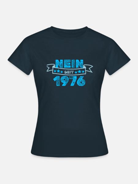 Dagegen 1976 - Frauen T-Shirt - Navy