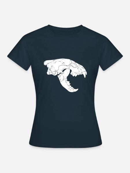 Wolverine Schädel - Frauen T-Shirt - Navy
