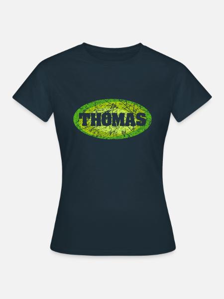 Retro Thomas - Frauen T-Shirt - Navy