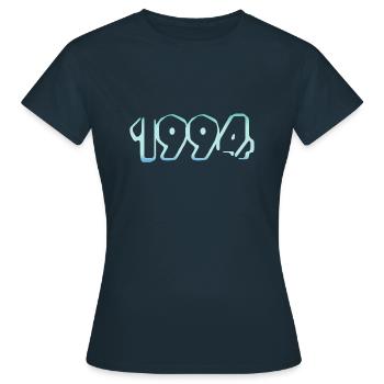 Eisberg 1994 - Frauen T-Shirt - Navy - Vorne - AI Model Female 172 dark (172cm)