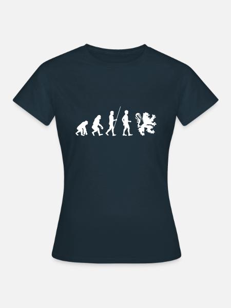 évolution flandre - T-shirt Femme - marine