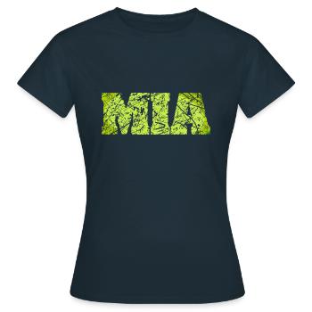 Cadeau Mia - T-shirt Femme - marine - Devant - AI Model Female 172 dark (172cm)