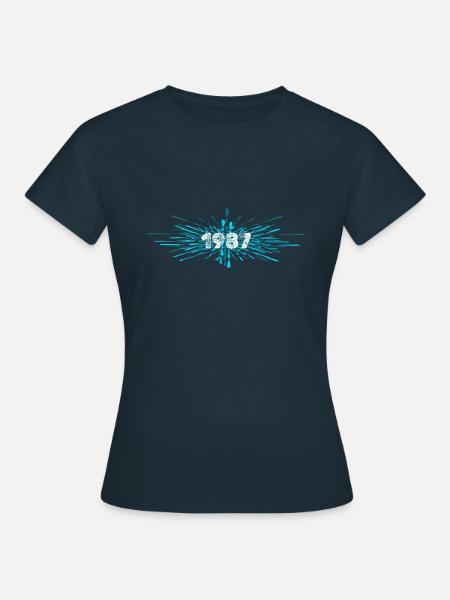 Wasser 1987 - Frauen T-Shirt - Navy